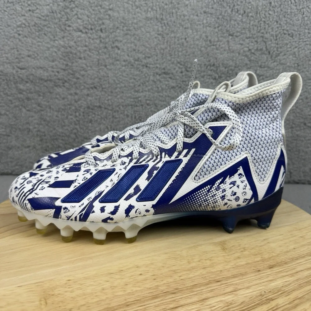 ADIDAS‎ Freak 23 7v7 SMU Mens Size 9.5 Royal Blue White Football Cleats Shoes